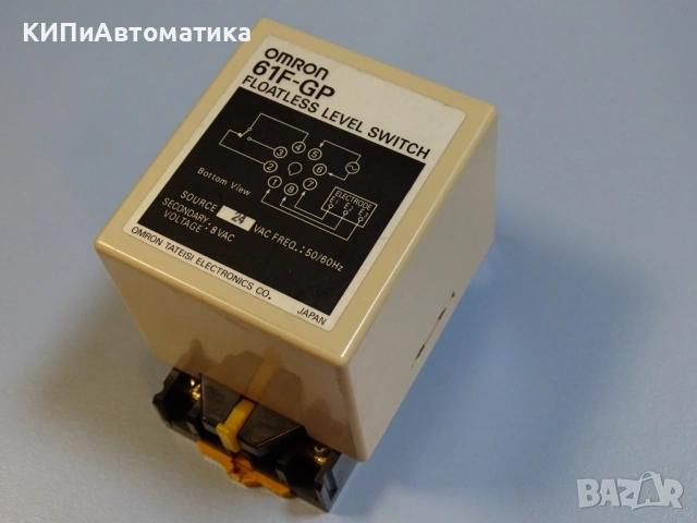 контролно реле Omron 61F-GP Floatless level switch 24VAC 50/60Hz, снимка 7 - Резервни части за машини - 54525427