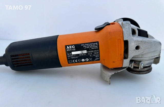 AEG WS 6-125 - Ъглошлайф 700W 125mm, снимка 4 - Ъглошлайфи - 55180701