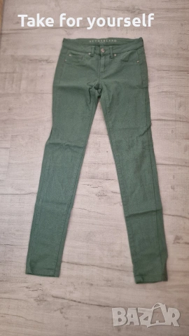 Дамски зелени дънки XS/S размер 