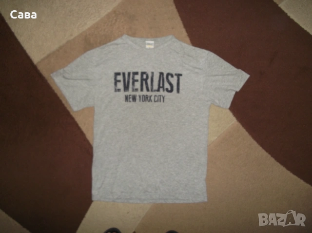 Тениски EVERLAST   мъжки,М и Л  /сива и синя/, снимка 5 - Тениски - 36973445