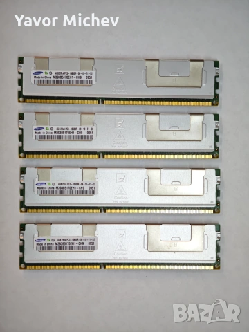 Комплект сървърна RAM памет 16GB (4х4GB) DDR3 ECC REG 1333MHz Samsung с охладители