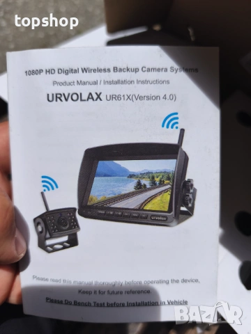 Нова безжична дигитална камера за задно виждане Urvolax UR61X с 7 HD монитор за камион и каравана..., снимка 10 - Аксесоари и консумативи - 54954005
