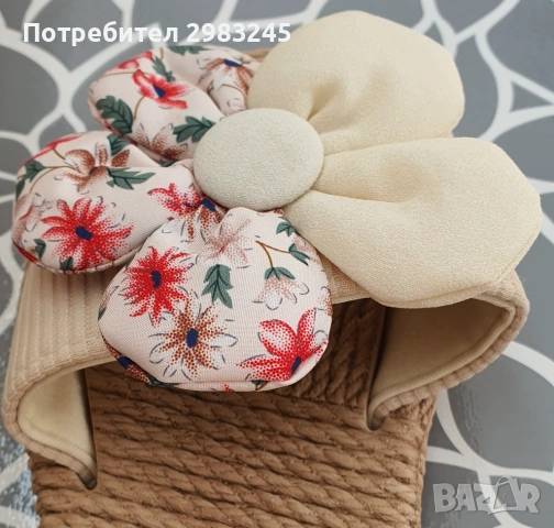 Дамски чехли с флорални мотиви, снимка 3 - Чехли - 54873638