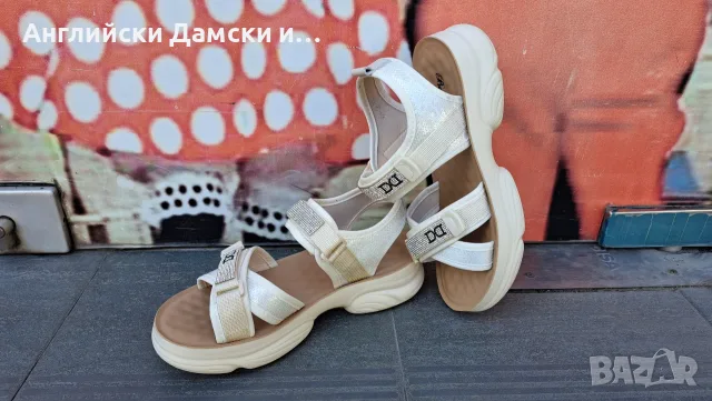 Английски дамски сандали, снимка 6 - Сандали - 55461125