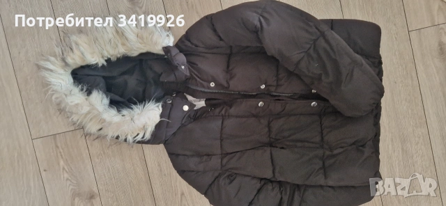 Bershka зимно яке xs черно + подарък 2 розови зимни якета