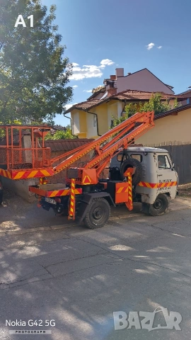 Автовишка АГП-9 УАЗ 3303, снимка 7 - Индустриална техника - 54401051