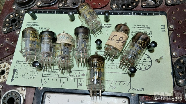Радио лампи ECC81 RFT