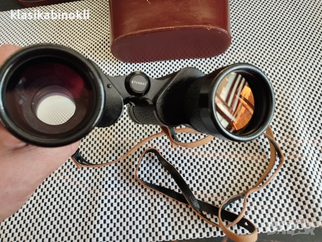 ТОП Бинокъл Carl Zeiss Jena-JENOPTEM-MULTI-COATED -10 х 50W-ГДР--КАТО НОВ, снимка 8 - Екипировка - 54657303
