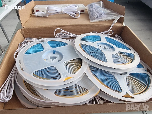 LED осветление 100W със сензори – 25 метра (5 ролки х 5м), снимка 4 - Лед осветление - 54943731