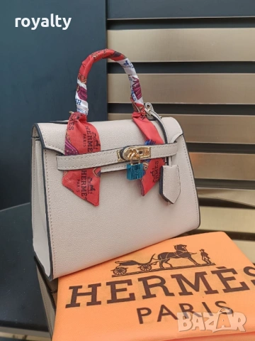 Hermes Нова Стилна Дамска Чанта Ерме Различни Цветове , снимка 14 - Чанти - 54613481