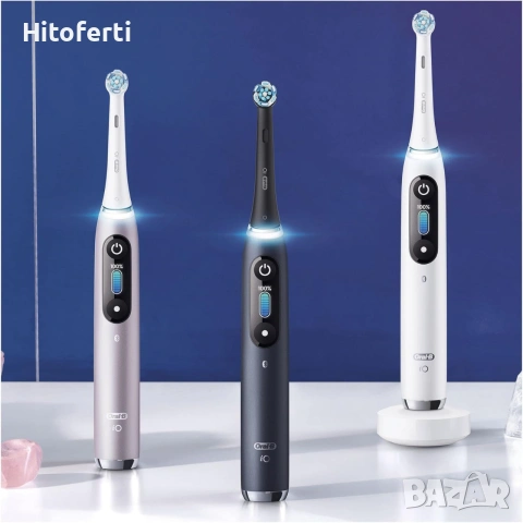 Електрическа четка за зъби Oral-B Braun iO 9n, бяла, снимка 3 - Други - 55061872