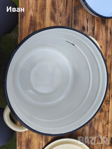 Руска емайлирана Тенджера СССР , снимка 5 - Съдове за готвене - 54117670