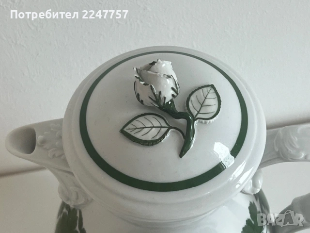 Сет на Meissen лозов лист, снимка 2 - Други - 54787396
