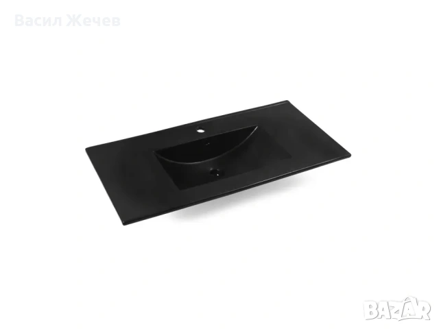 Керамична мивка за баня Allibert 80 cm, снимка 3 - Мивки - 55193989