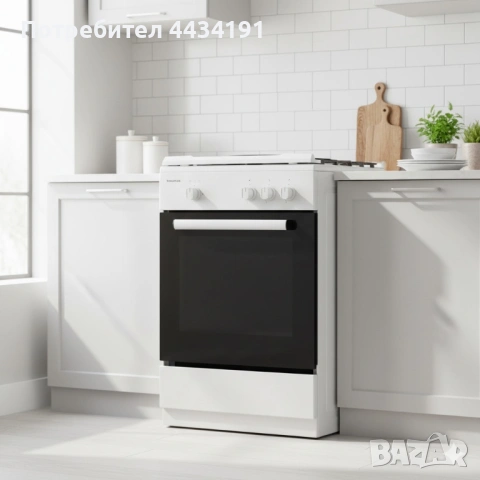 Газова печка Taurus CIG3FWHMG – 3 горелки, газова фурна 43 л, 9850 W, с дефект, снимка 5 - Печки, фурни - 54461251