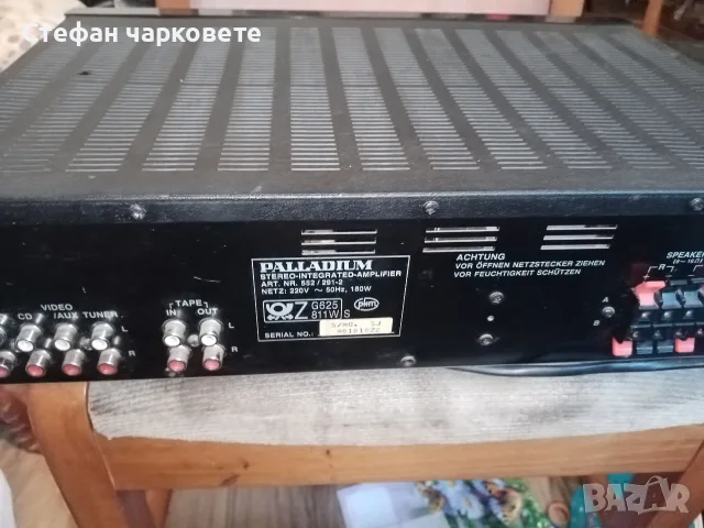 Усилвател Paladium, снимка 10 - Ресийвъри, усилватели, смесителни пултове - 55600052