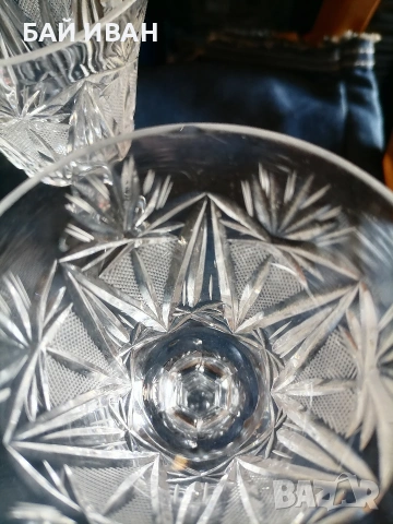 СТАРИ КРИСТАЛНИ ЧАШИ , снимка 8 - Други ценни предмети - 54049333