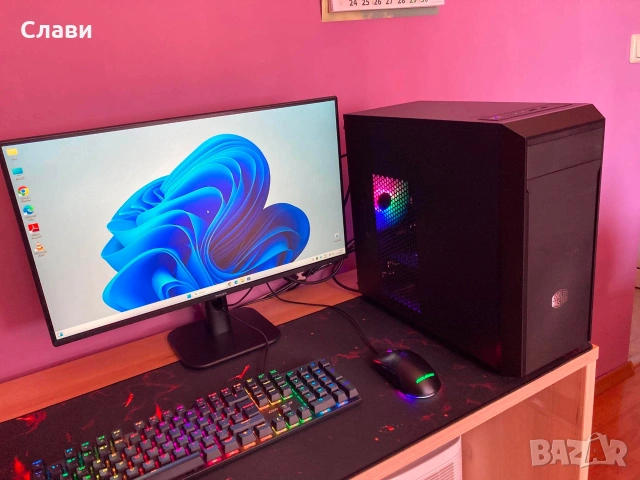 Геймърски компютър Cooler Master AMD 8x3,30GHz, Nvidia GTX 750TI, 16GB RAM, SSD, Windows 11 Pro, снимка 5 - Геймърски - 54400011