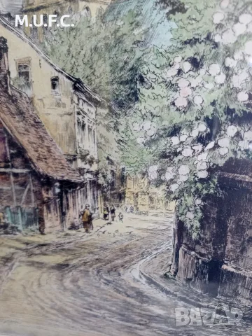 Уникална оригинал графика на Професор Пол Гейслер 1943, снимка 9 - Антикварни и старинни предмети - 55492057