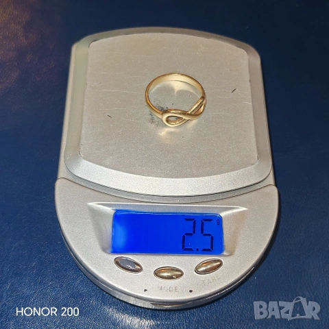 Дамски златен пръстен. , снимка 5 - Пръстени - 55004265