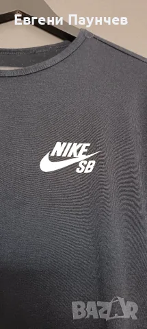Nike SB мъжка фланелка с дълъг ръкав размер L в черен цвят , снимка 2 - Блузи - 55407283