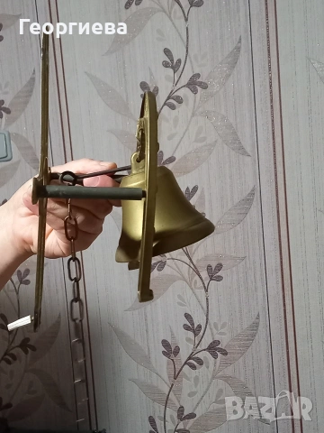 Месингова камбана, снимка 3 - Декорация за дома - 54778614