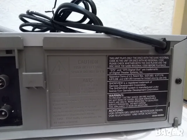 SAMSUNG-DVD-SV55-VHS/DVD-RECORDER, снимка 9 - Плейъри, домашно кино, прожектори - 55428311