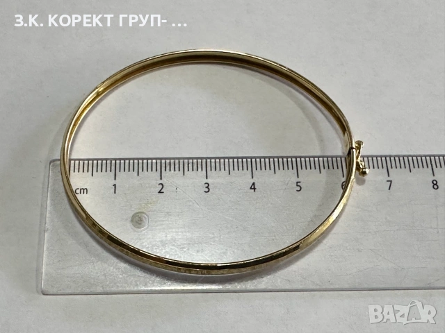 Златна дамска гривна 14K – 3.00гр, снимка 3 - Гривни - 55097555