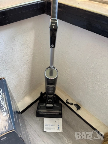 Безжична Вертикална Прахосмукачка за Сухо и Мокро Rowenta X-Clean 4 GZ5037WO 200W и Самопочистване!, снимка 2 - Прахосмукачки - 55000368