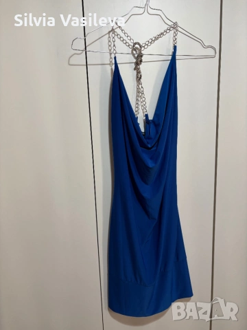 Дамска рокля в синьо