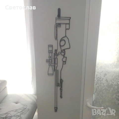 Метална картина AWP от CS2/CS – 75см | Безплатна доставка, снимка 2 - Картини - 54660152