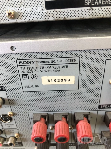 Ресивъри на Sony , снимка 8 - Ресийвъри, усилватели, смесителни пултове - 54635986