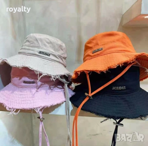 Jacquemus Нова Дамска Лятна Шапка Различни Цветове 