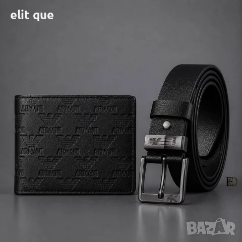 мъжки колан и портмоне Louis Vuitton Hugo boss lacoste emporio armani , снимка 3 - Подаръци за мъже - 55424567