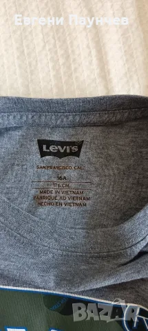 Levi's размер S дамска тениска сива, снимка 2 - Тениски - 55422331