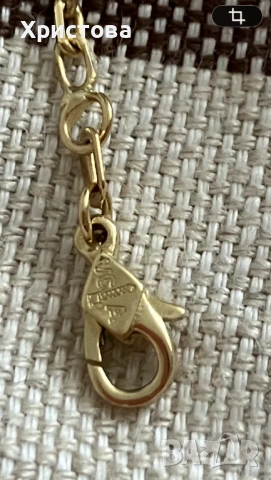Златна гривна Van Cleef 14к.,6,6гр, снимка 5 - Гривни - 54866689