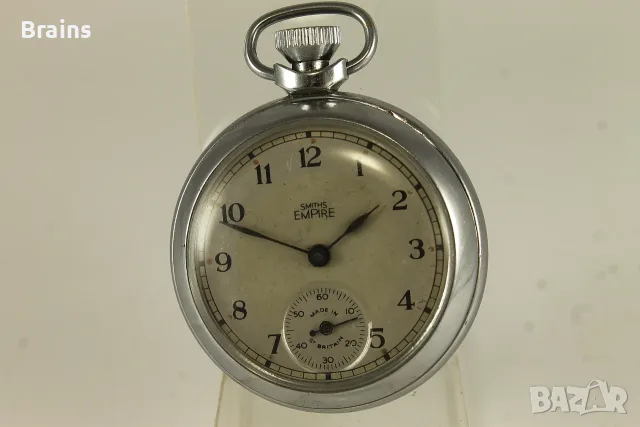 SMITH EMPIRE Английски Джобен Часовник, снимка 3 - Антикварни и старинни предмети - 55349752