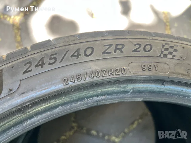 2бр летни гуми 245-40-20, снимка 5 - Гуми и джанти - 55536018