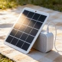 Компактен соларен панел Удобен соларен Power Bank - 3W, снимка 1