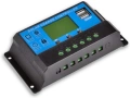 Соларен заряден контролер 20A PWM 12V/24V LCD, снимка 4