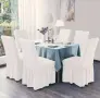 Луксозни еластични калъфи за столове с драперия , снимка 3