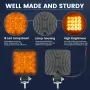 4 броя LED прожектори 4x4, Ултра ярки квадратни фарове 8,5 см, 12V, снимка 3