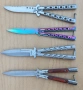 Сгъваем нож пеперуда /Butterfly Knife/-3 модела  , снимка 3