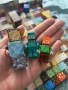 Магнитни кубчета с две фигурки - 75 броя, тип Minecraft, снимка 9