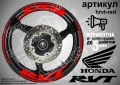 Honda RVT кантове и надписи за джанти , снимка 7