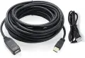Нов Активен USB 2.0 удължителен кабел (репитер) с конектори тип „мъжки-женски“, вграден чипсет , снимка 3
