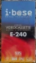 Видеокасети VHS i-base extra high grade 240 минути, снимка 1