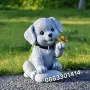 Соларно куче с пеперуда Соларна лампа градинско джудже , снимка 3