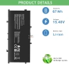 Батерия за лаптоп Asus 15.48V 67WH C41N1904-1, снимка 2
