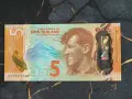 Банкнота - Нова Зеландия - 5 долара UNC | 2015г., снимка 1